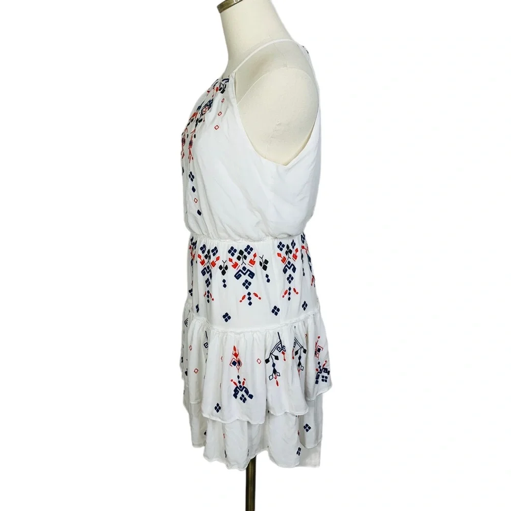 PARKER Quintana embroidered halter dress MEDIUM 3431 - Picture 8 of 11